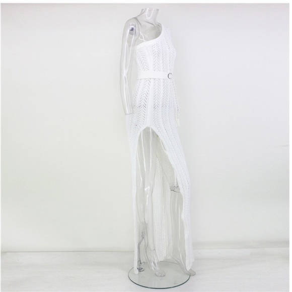 NEW! Knitted Maxi Side Slit Dress - Picture 5 of 8